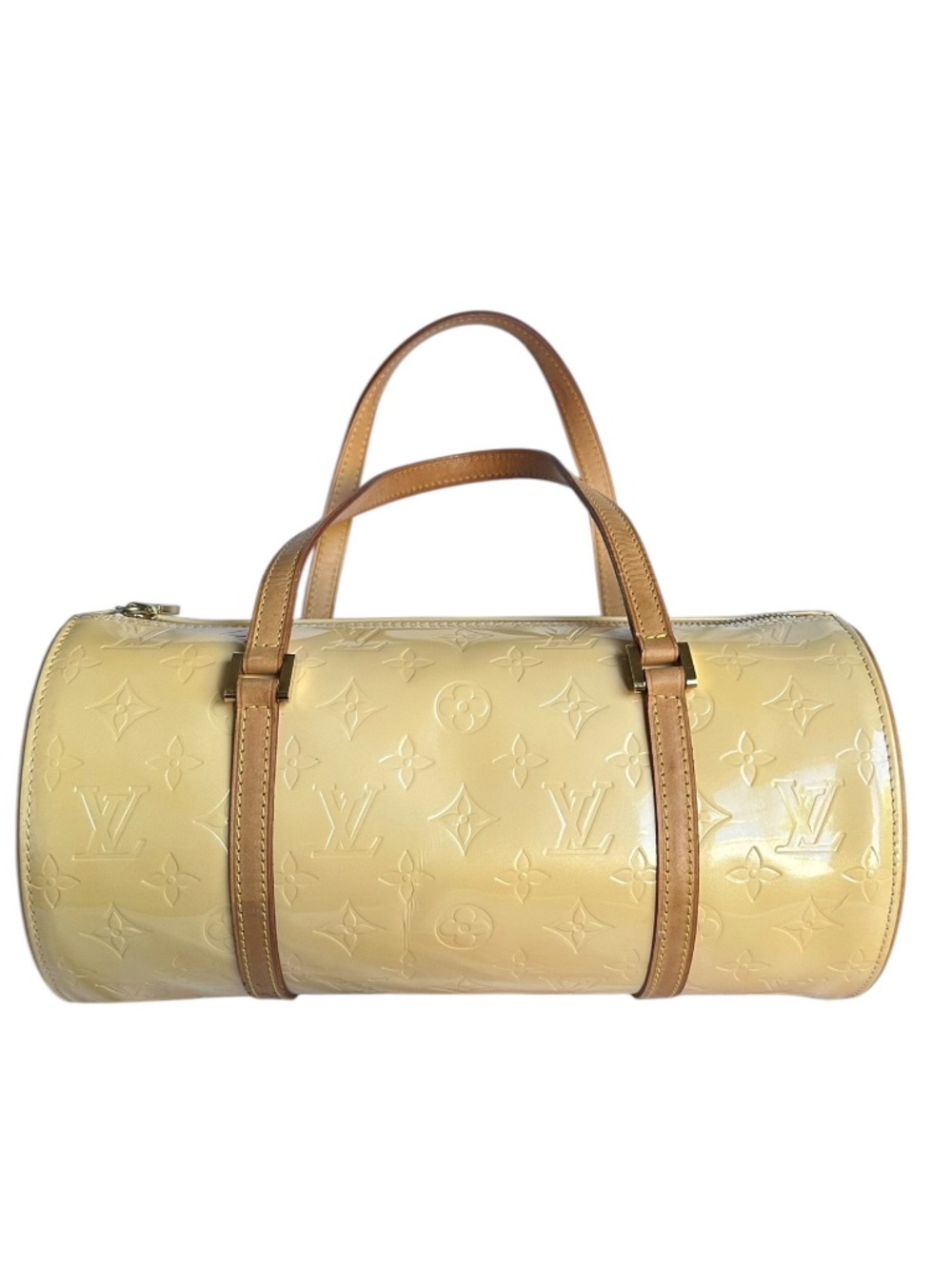 Genuine Vintage LOUIS VUITTON Vernis Bedford Beige Bag Purse